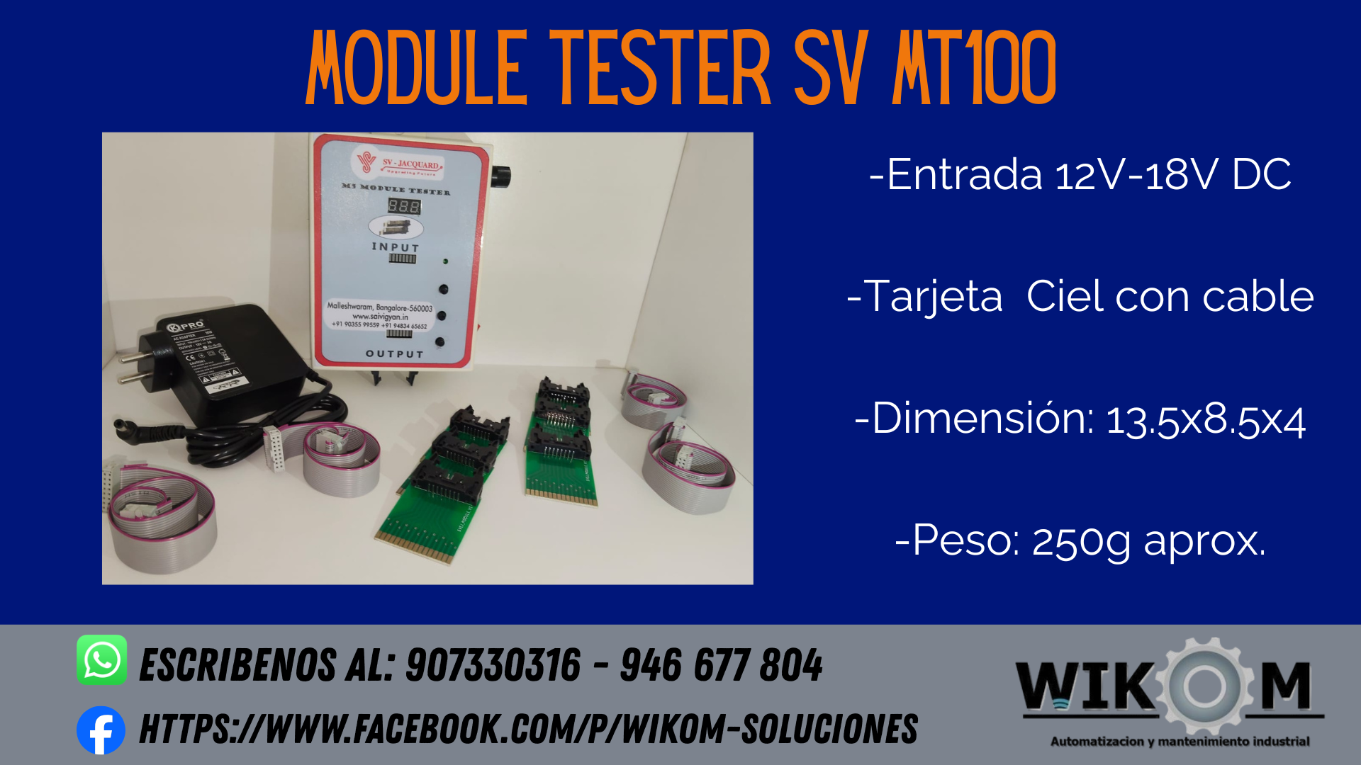module tester sv mt100t100